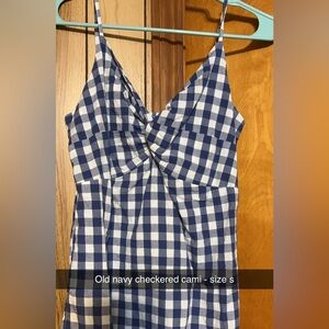 Old Navy Checkered Cami